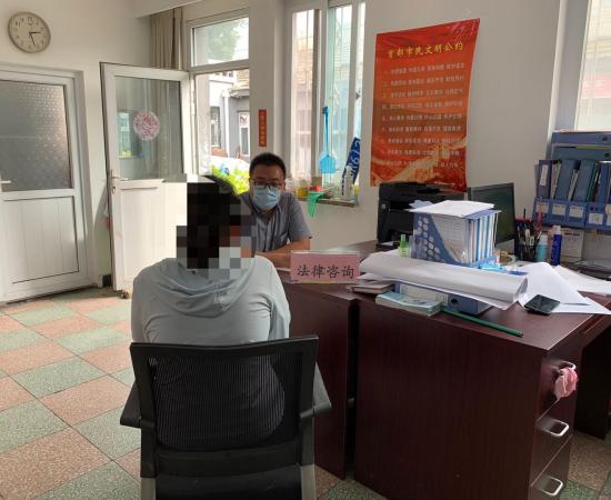 9月15日，慧海普法班车进长辛店街道合成功社区